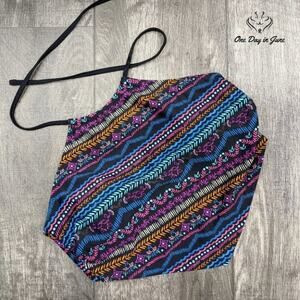 Arizona Jean Co. Juniors Halter Bikini Top Size M